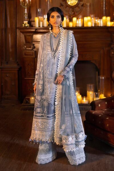 Sana Safinaz - Luxury Lawn Collection 2022 - 011A
