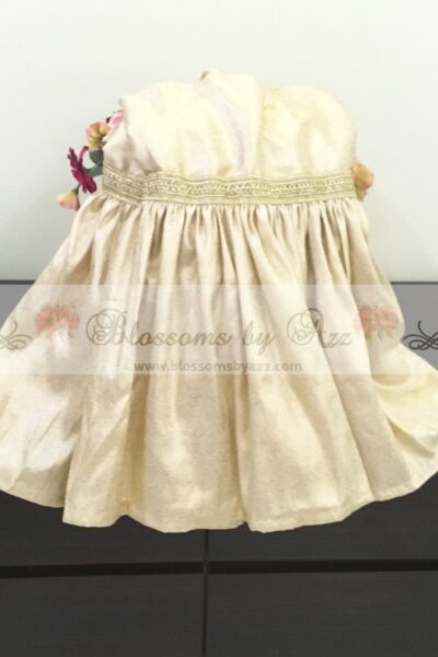Golden Jamawar Gharara - Blossoms by Azz