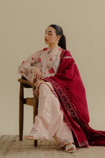 Zara Shahjahan - Coco Embroidered Lawn Collection 2025 Vol-02 - 6A Zufra