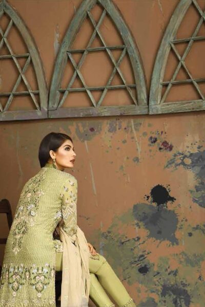 Asim Jofa - Chiffon - AJ 04 A - Blossoms by Azz
