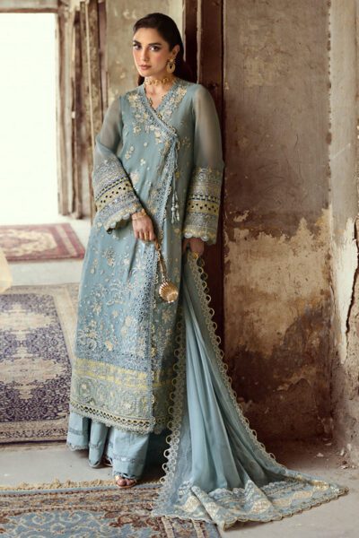 Qalamkar - Luxury Chiffon Collection 2025 - WC-08 Vevin