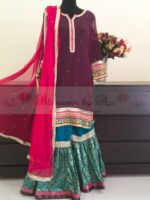 Gharara Dress With Gota Work - Blossoms by Azz