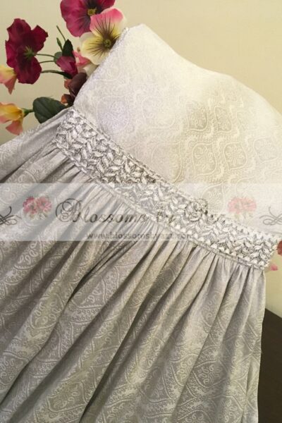 Silver Jamawar Gharara - Blossoms by Azz