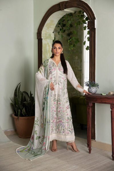 Sobia Nazir -  Vital Lawn Collection 2025 Vol-02 - 09A