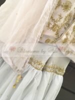 Gharara Dress With Dabka Work - Blossoms by Azz