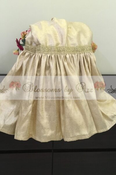 Golden Jamawar Gharara - Blossoms by Azz