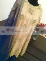 Royal Gold Net Dress - Blossoms by Azz