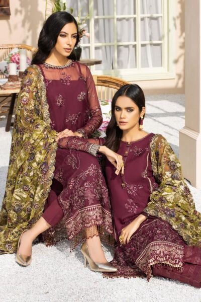 Xenia Formals - Dareechay - A Tale Of Love - Chiffon Collection 2021 - Darkoob
