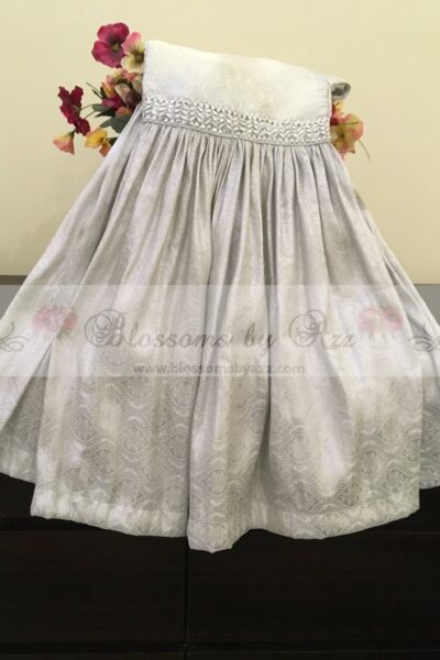 Silver Jamawar Gharara - Blossoms by Azz
