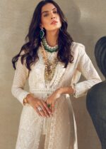 Azalea Embroidered Cotton Net Stitched 3 Piece Suit AZA19F 5 - Luxury Collection - Blossoms by Azz