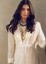 Azalea Embroidered Cotton Net Stitched 3 Piece Suit AZA19F 5 - Luxury Collection - Blossoms by Azz