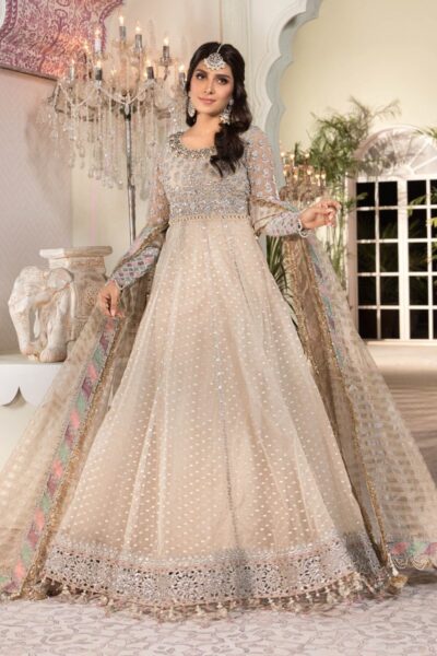 Maria B - Mbroidered Heritage Edition 2021 - Pearl White (BD-2208)