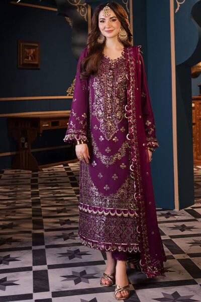 Asim Jofa - Fasana-e-Ishq Eid Luxury Lawn Collection 2024 - AJFI-11