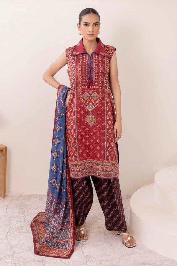 gold-printed-shirt-dupatta-dyed-trouser-gulahmed-cl-52630-front
