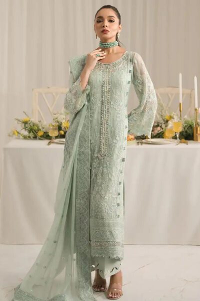 Gulaal - Embroidered Chiffon Collection 2024 - 02 Jade