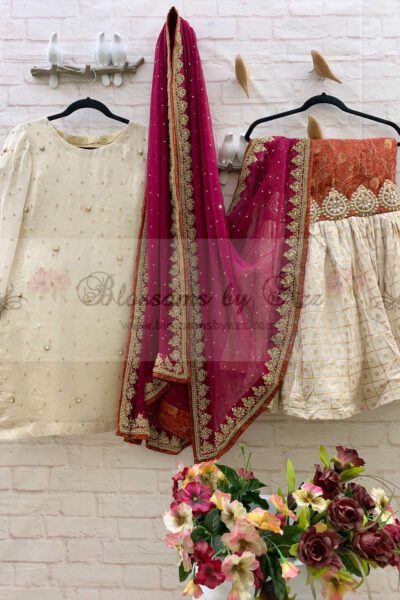 Wedding Wear Gharara Outfit - Blossoms by Azz