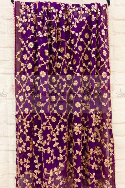 Gota & Resham Work Gharara Outfit - Blossoms by Azz