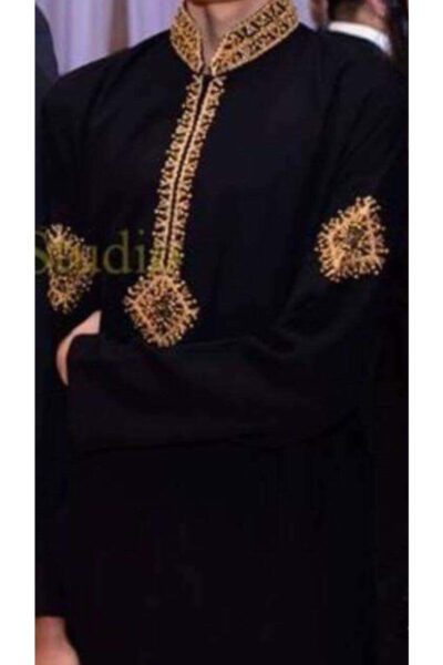 Men's Navy Blue Kurta Shalwar - Blossoms by Azz