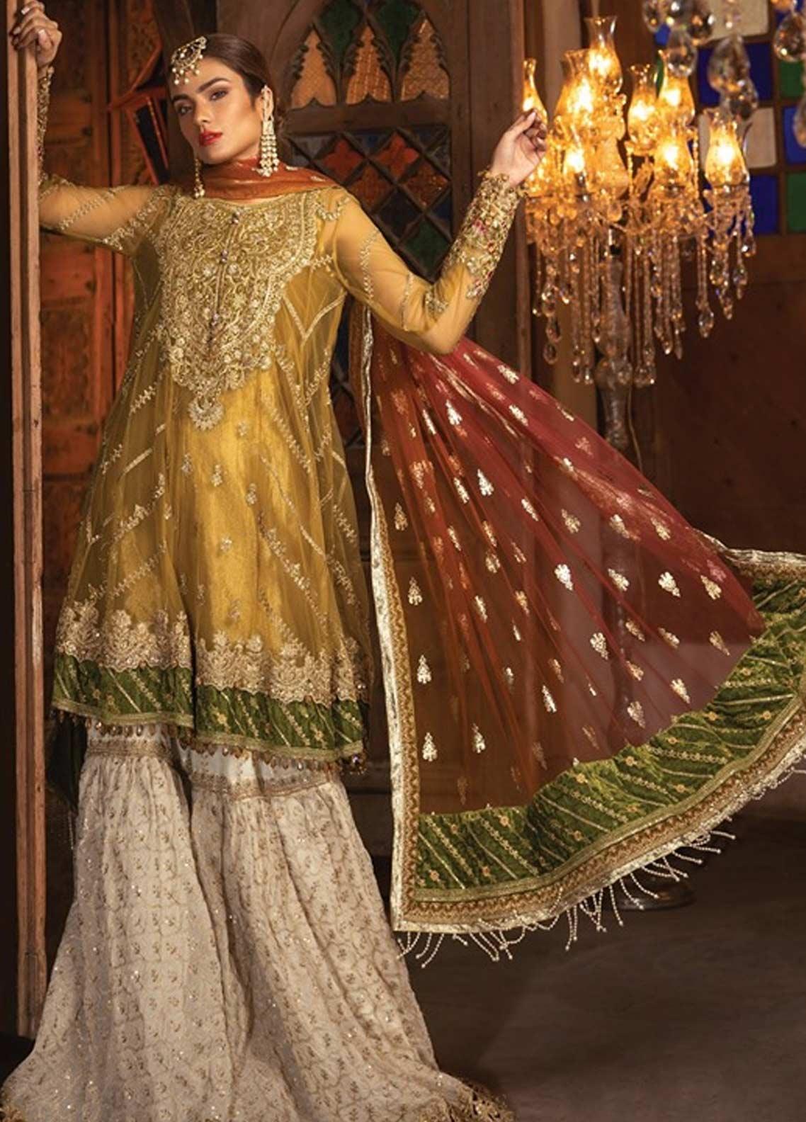 maria-b-mbroidered-heritage-collection-2019-mb19he-1708-_1 Maria B Embroidered Zari Net Stitched 3 Piece Suit MB19HE 1708 - Eid Collection - Blossoms by Azz