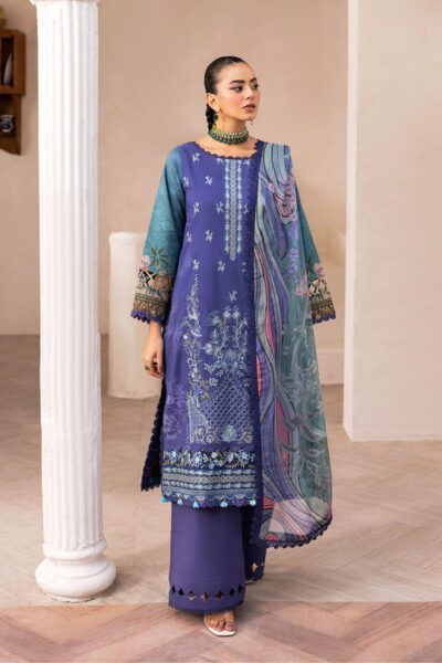 Ramsha - Mashaal Embroidered Lawn Collection 2025 Vol-14 - L-1412