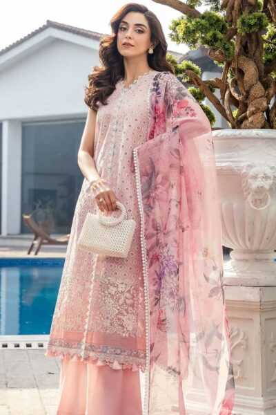 Motifz - Premium Embroidered Lawn Collection 2025 Vol-01 - Mavis