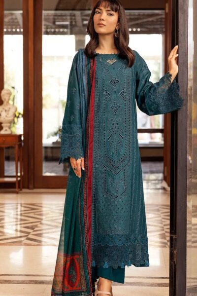 Motifz - Premium Embroidered Lawn Collection 2025 Vol-01 - Percy