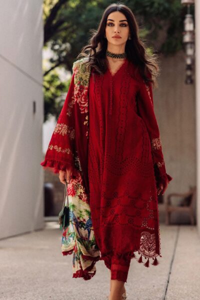 Saira Rizwan - Luxury Lawn Collection 2023 - 05 Roise