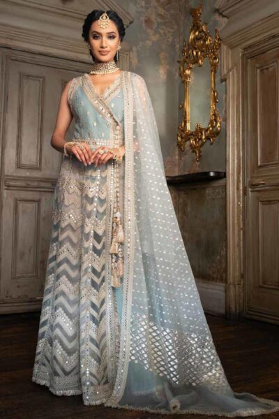 Sobia Nazir Embroidered Organza Stitched 3 Piece Suit SN19F 04 - Festive Collection - Blossoms by Azz