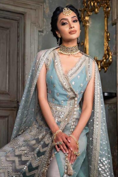 Sobia Nazir Embroidered Organza Stitched 3 Piece Suit SN19F 04 - Festive Collection - Blossoms by Azz