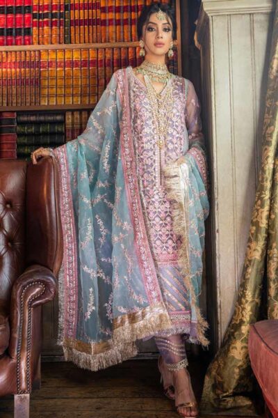 Sobia Nazir Embroidered Organza Stitched 3 Piece Suit SN19F 06 - Festive Collection - Blossoms by Azz