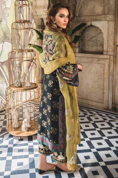 Tena Durrani Embroidered Jacquard Stitched 3 Piece Suit TD19F 1 - Formal Collection - Blossoms by Azz