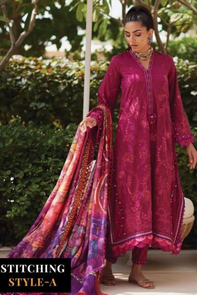 Farah Talib Aziz - Wes Luxury Lawn Collection 2025 - 11 Betty Berry
